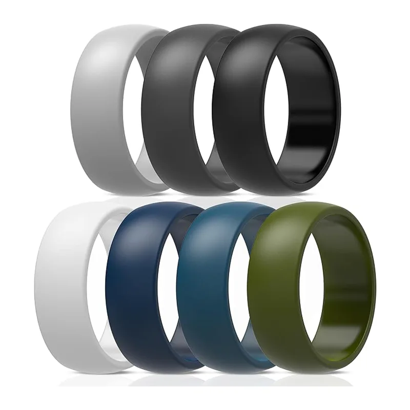 人気のフィットネスシリコンマンリング