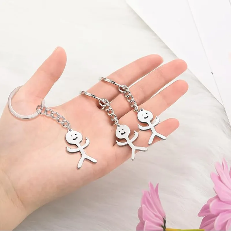 ステンレススチールキーホルダー